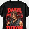 Daryl Dixon T Shirt The Walking Dead Horror TV Graphic Tee Unisex Fan Shirt