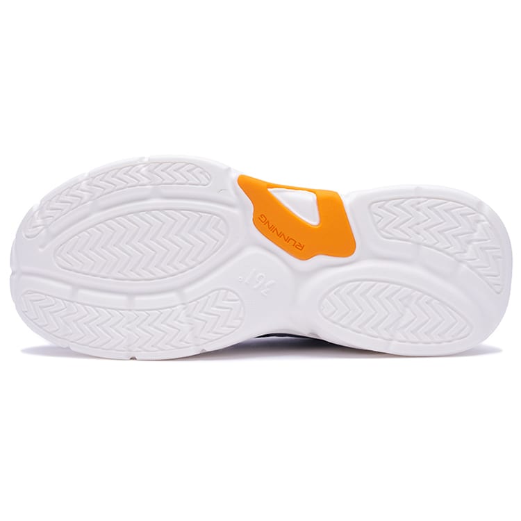 361 Slip Resistant, Abrasion Resistant, Breathable, Lightweight Low top Running Shoes Men's White Blue 572232211