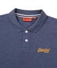 Syupeodeulai Vintage Logo Polohemd Mittel-Indigo Sdmiqap60Mid