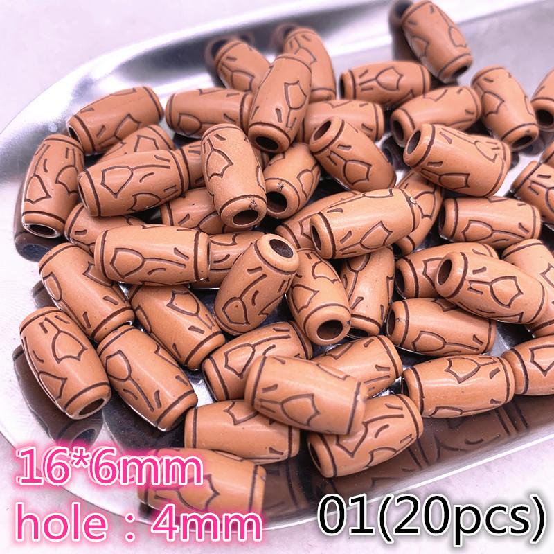10-100pcs Imitation Retro Acrylic Beads for Jewelry Making DIY Children Handmade Bracelets Necklace