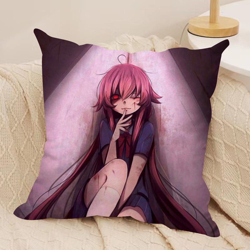 

MMirai NNikki Cushion Cover Soft Plush Fabric DoubleSided Printed Sofa Cushion Cover for All Seasons Home Decor Gift 30x30cm
