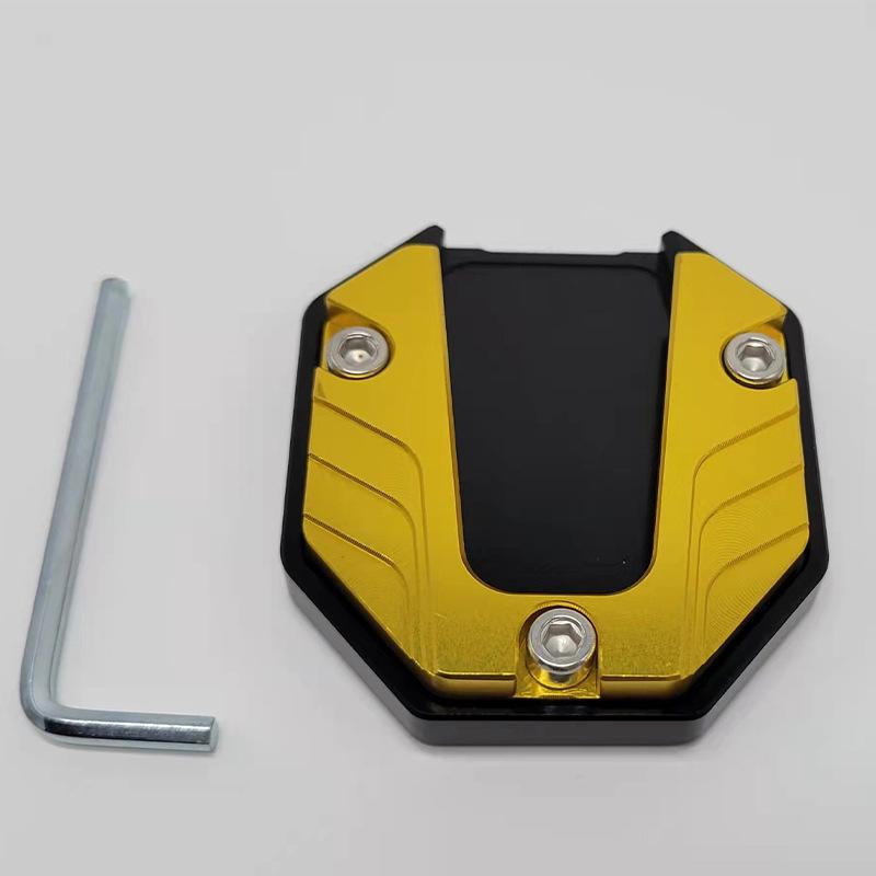 Motorcycle General Anti-slip Side Support Base Accessories Side Stand Extension Foot Pad Support Plate Motorbike Accessories
