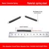 Micro Precision Extension Tension Spring Set with Hooks, 0.4mm Wire Diameter, 3-5mm Outer Diameter