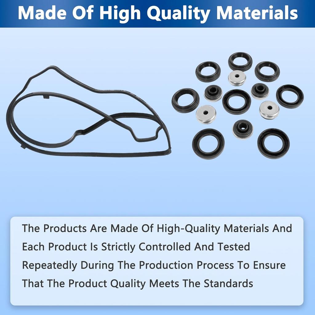 VS50614R Valve Cover Gasket Set 2.0L 2.3L 2.4L for Honda Accord Civic Si CRV CR-V Element & Acura CSX lLX RDX RSX TSX,2002 2003 2004 2005 2006 2007