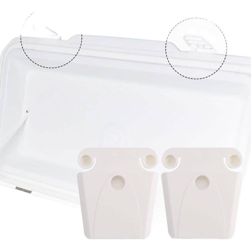 Heavy Duties Plastic Hinges Latches Replacement For Coolers Box Ice Chest With Smooth Operations Safe Locking Mechanism