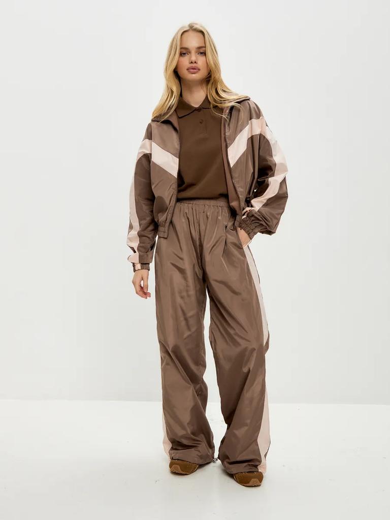 Women's Fashion Casual Color Matching Pullover Long Sleeve Sports Suit