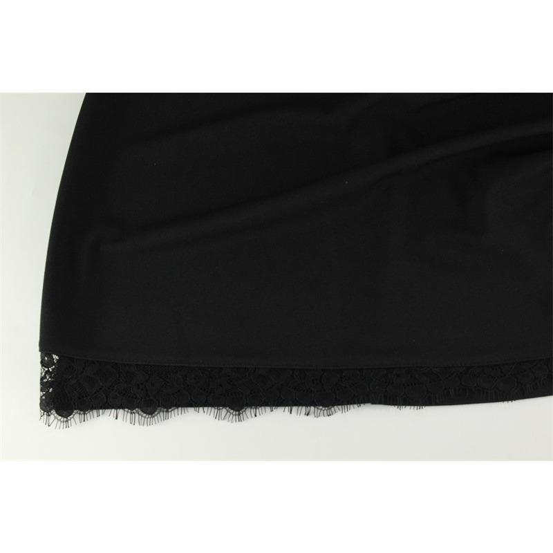 Women's Fashion Sexy Hollow Lace Patchwork Bag Buttock Dress