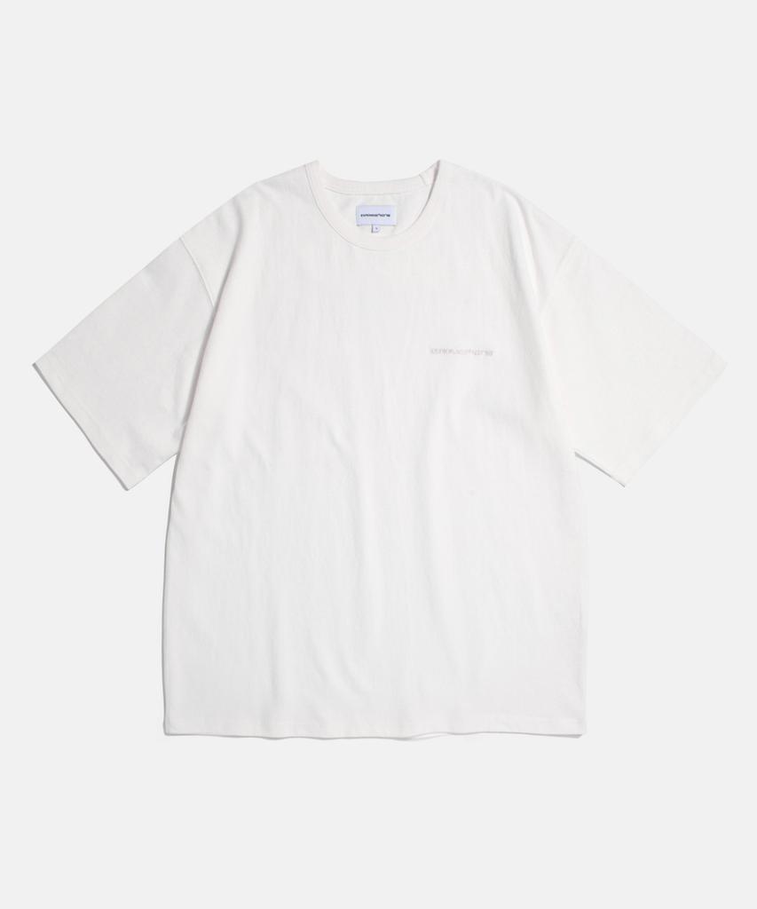 ESPIONAGE Standard Logo Heavyweight Tee Off White