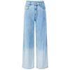 Giovanni Valentino Women's Gradient Wide-Leg Denim Jeans
