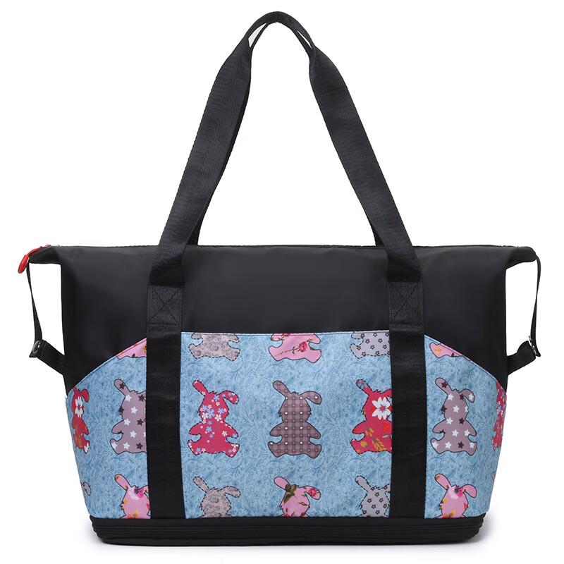 Fitness Travel Duffel Bag with Dry Wet Separation 30-35L