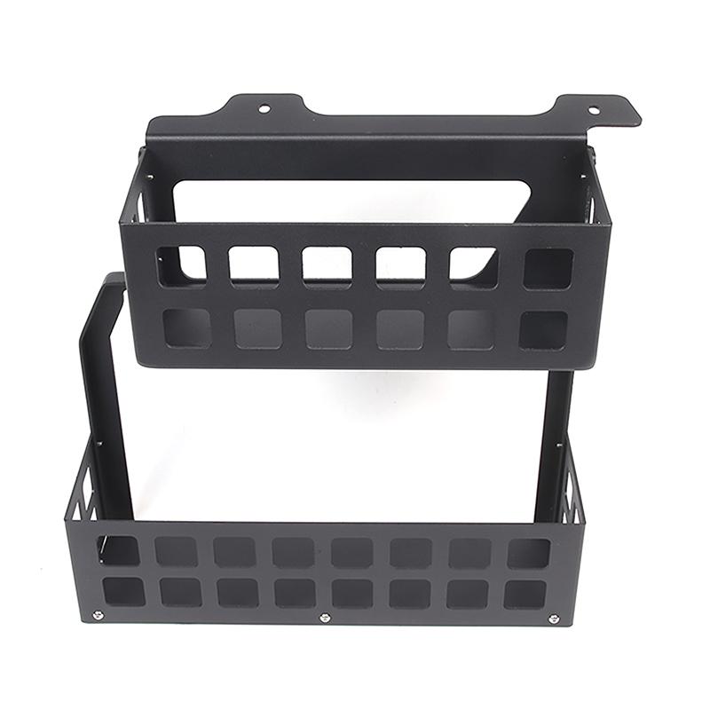 

Aluminum Alloy Car Trunk Right Storage Basket Capacity Box For Land Rover Defender 110 2020-2026 Car Accessories чёрный