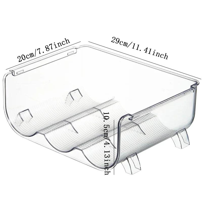 Suitable for Cabinets, Water Bottle Holder,Stackable Cup Holder, Kitchen Storage Organization and Storage, Plastic Refrigerator