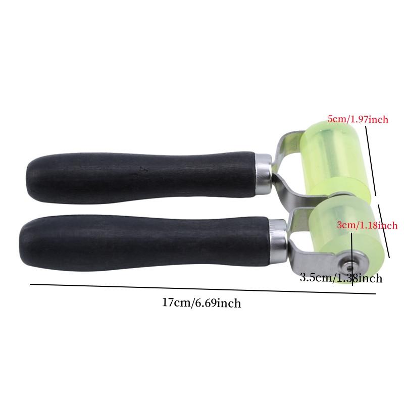 Rullo di Gomma Applicazione 30/50mm Nero Utile Durevole Dropshipping Strumento Rullo a Pressione Insonorizzazione Auto Strumento Fonoassorbente