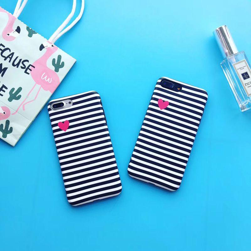 Slim Ultra Blackwhite Stripe Silicone Tpu Phone Case Cover For Iphone X 8 Plus