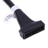 20 Pin Jack USB Male to 2.0 9 Pin Female Splitter Adapter Cable Converter for Consumer Electronics Accessories