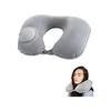 YFFSFDC Neck Pillow U-Shaped Pillow Portable Pillow Neck Pillow Manual Press Inflatable Travel Air Pillow Air Pillow Airplane Travel Pillow