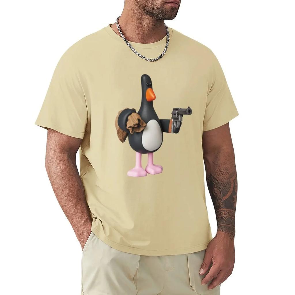 Feathers McGraw TShirt TShirt Boys Whites Aesthetic Clothing Mens Workout Shirts