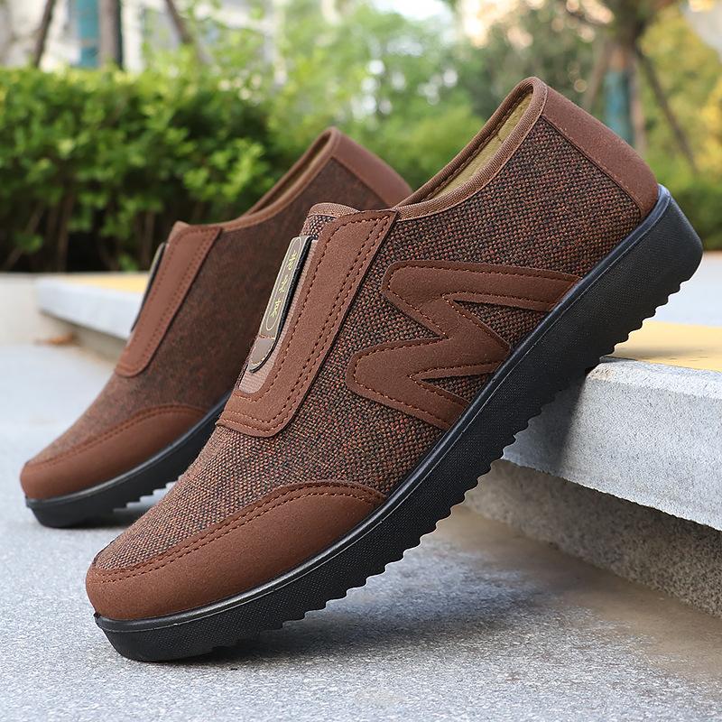 

Весенне-осенние мужские тканевые туфли дышащие легкие удобные повседневные парусиновые противоскользящие легкие мужские повседневные туфли 39