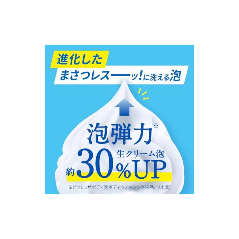 Biore The Body Foaming Body Soap, Purely Savon Scent, Refill, 1410ml (Body Soap/Body Wash)