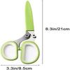 Cive, Spice Scissors, Garlic Scissors, 5 Blade Scissors Herb Scissors Kitchen Scissors Food Scissors Multifunctional Kitchen Scissors Scissors