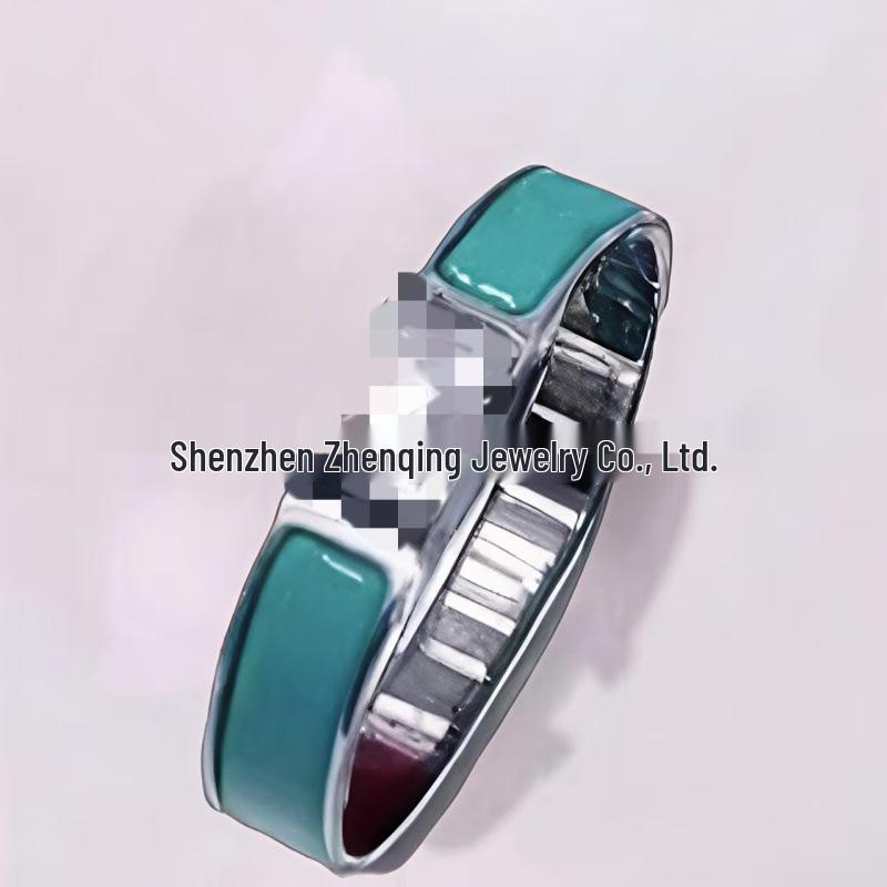 Náramek s písmenem H pozlacený 18k smaltovaný - Klasická móda, Více barev, Ideální pro páry