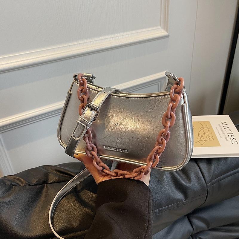 Chain bag women's trend versatile dumpling bag spring new niche simple high-end messenger bag