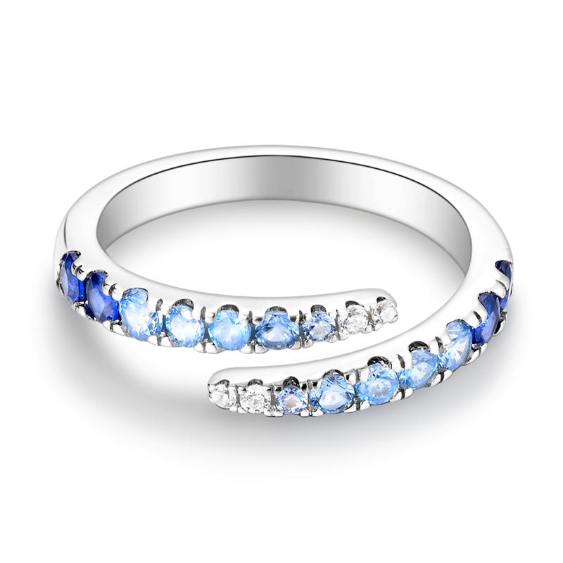 Daisy Sparkling Crown Ring Colorful Star Moon Butterfly Evil Eyes for Women Original Rings Classic Wedding Jewelry