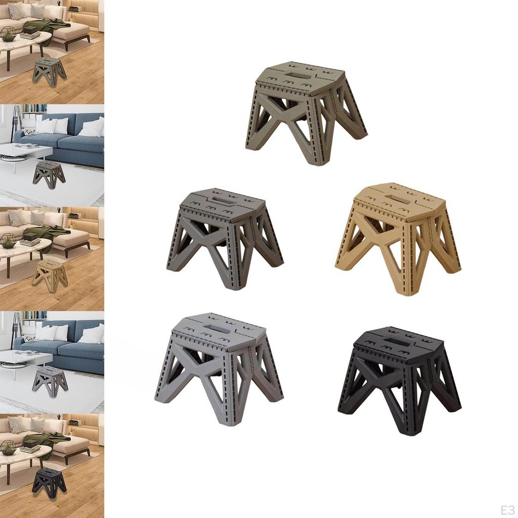 Camping Stool Chair Foot Rest Footstool Portable Folding Fishing for Backpacking