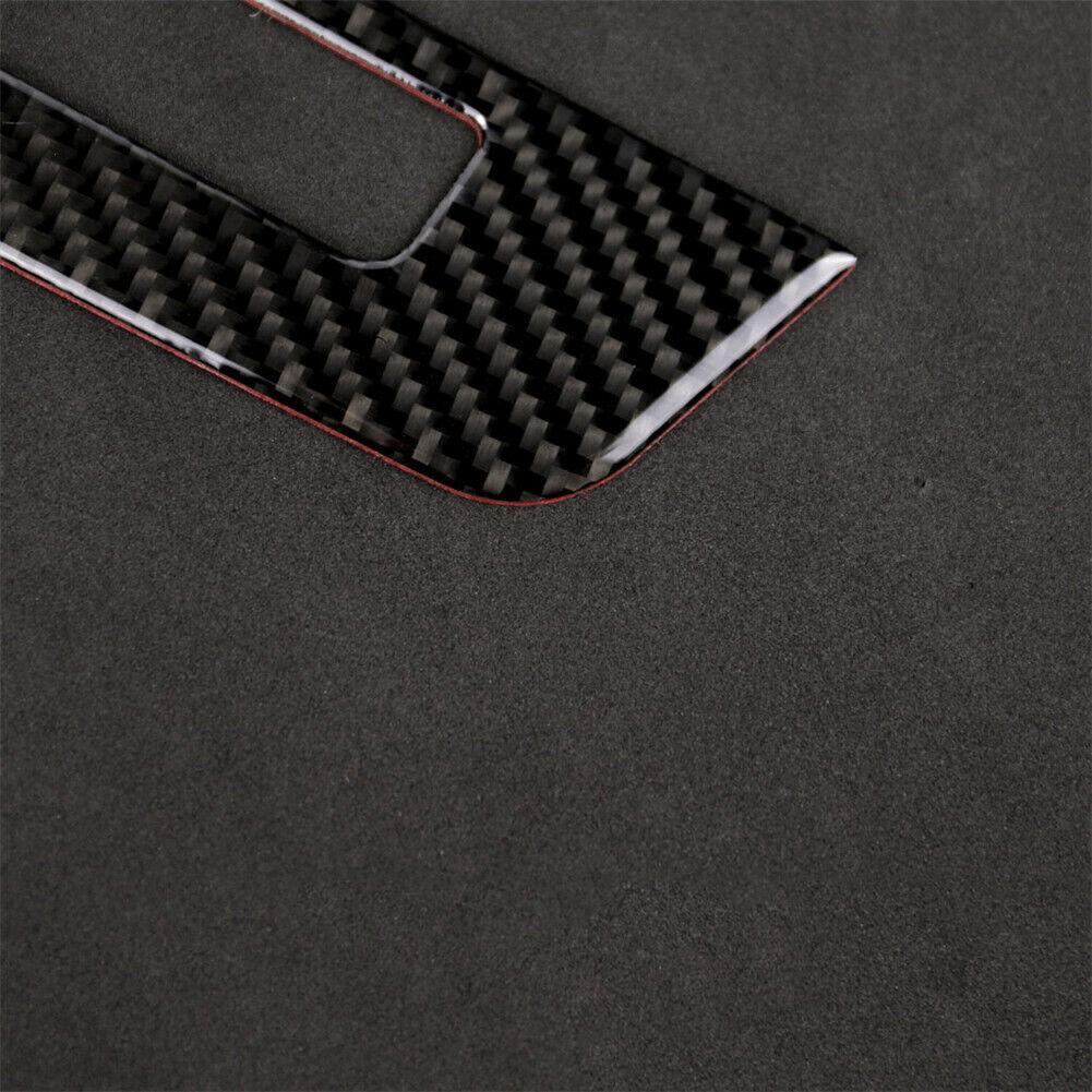 Carbon Fiber Center CD Control Panel Cover For Mercedes Benz C Class W204 11-13