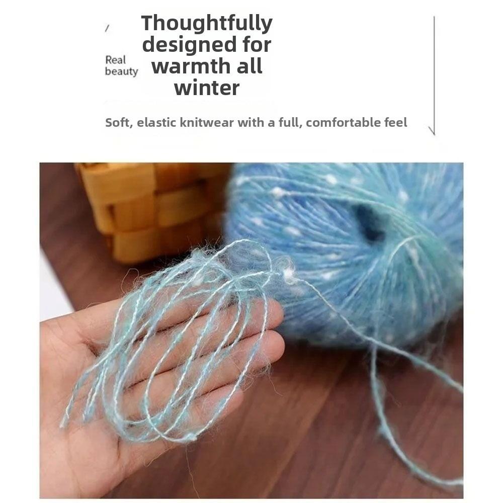 Colorful Mohair Yarn 50g Hand-Knitted Yarn  for Making Sweaters Shawls Blankets Handicrafts