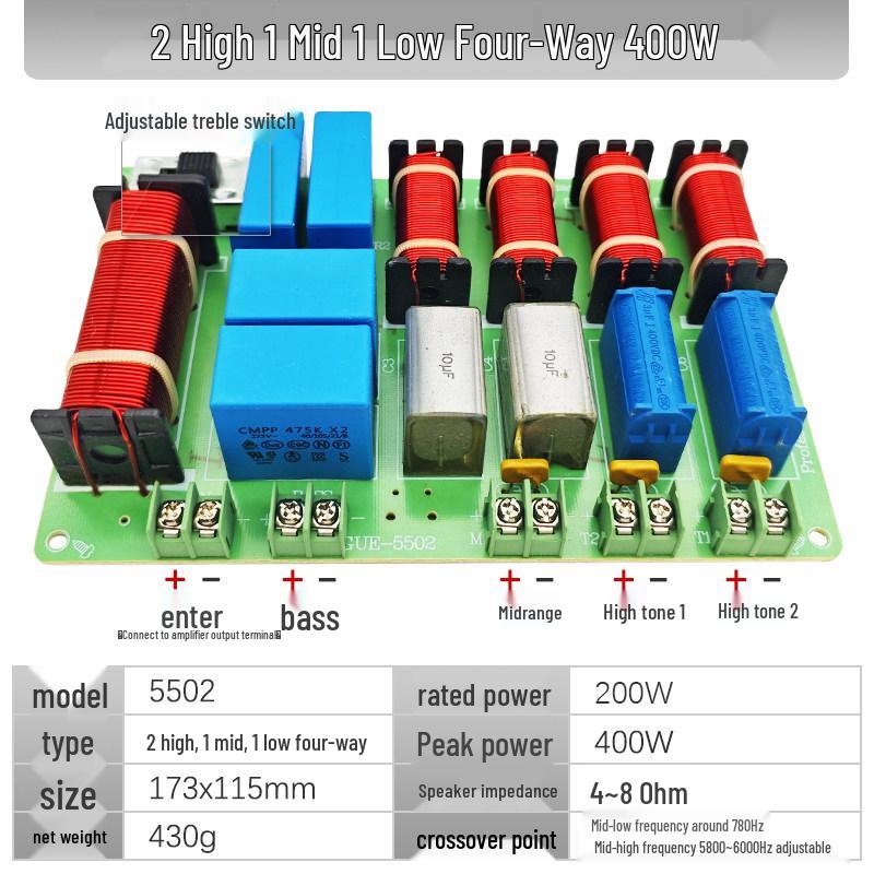 DIY High-Power, No-Weld Speaker Crossover: 2-Way to 5-Way HIFI