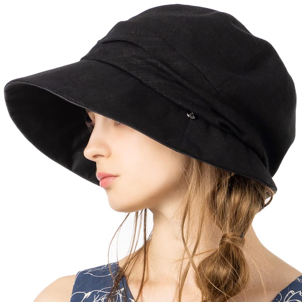 Plus Size Wide Brim Amy UV Newsboy Hat with Cooling Full Sun UV Protection for Spring and Includes Chin Strap Loo&c Women's Touch, Protection, Summer,