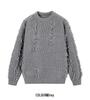 Unisex Fringe Textured Sweater, Loose Round Neck Knitwear - Japanese Lazy Style, Perfect for Autumn/Winter