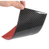For 2013- Jaguar F-TYPE Soft Carbon Fiber Car Central Control Storage Box Panel Sticker Car Interior Accessories 3Pcs RHD