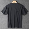 Foreign Trade Cut-Label All-Cotton Breathable Solid Color Basic Style Odm Order Summer Men's Round Neck Casual Versatile Short-Sleeve T-Shirt