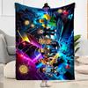 Roblox Game Characters Blanket Comfortable Suitable For Seaside Bed Office For All Occasions Playful Design Birthday Christmas Gift Blanket