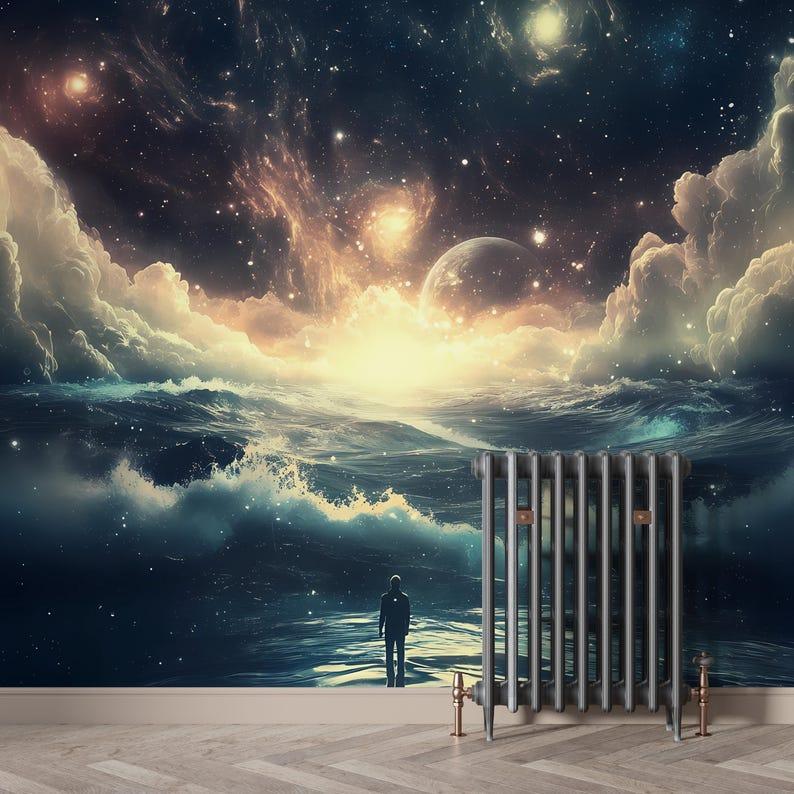 Ocean Galaxy tapestry 75x100 чёрный