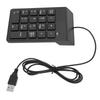 Numeric Keypad 18 Keys USB2.0 Plug and Play Ergonomic Design Portable Size Nonslip Pad Wide Compatibility USB Numpad