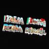 Resin Refrigerator Magnets Roma Itatly Traveling Souvenirs Kawaii Magnetic Stickers for Fridge Cute Magnetic Decor for Fridge