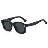  Ins Popular Fashion Square Sunglasses Women Gradient Mirror Shades UV400 Retro Rivets Men Punk Sun Glasses