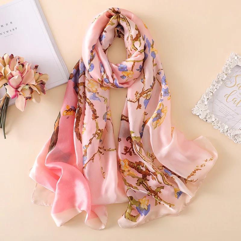 180*90cm muffler new Luxury Brand Scarf Women Shawls Wraps Spring Hijab Bufanda Foulard Female Bandana Beach Stoles Silk