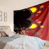 Australische Aborigine-Kunstmuster Wandteppich Raumdekoration Wandbehang für Wohnzimmer Schlafzimmer, Wohnheim, Geburtstags- und Weihnachtsgeschenke