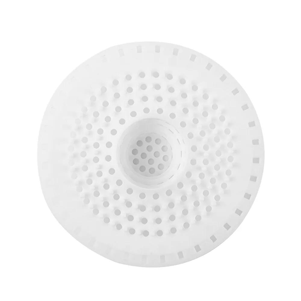 1/2 Stück Silikon Anti-Verstopfungs-Haarfänger Haarstopper Pad Duschbodenablaufabdeckungen Spülen Sieb Filter Badezimmer KücheAnti