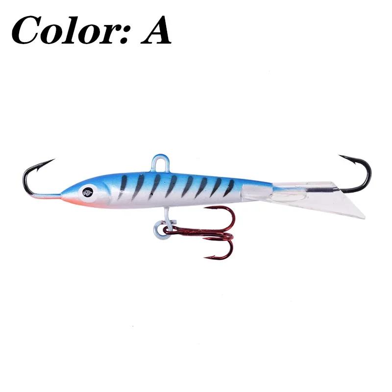 

ALASICKA 8.3cm 18g Colorful Balancers for Winter Fishing Lures Tackle Jigging Rap With a Minnow Profile Hard Bait Pesca Tackle