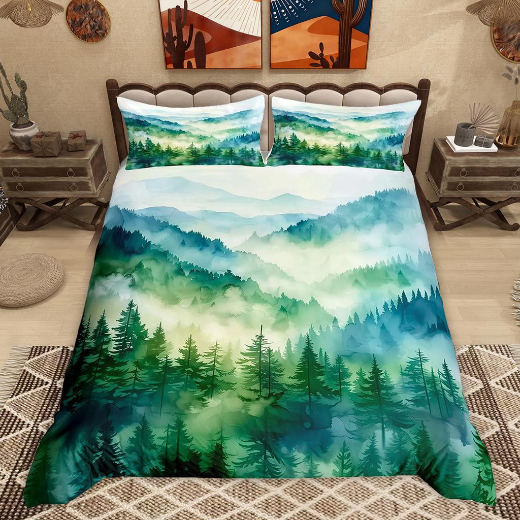 Comforter Homewish Modern Minimalist Abstract Simple Art Bedding Set Botanical Plant Leaves Comforter Set