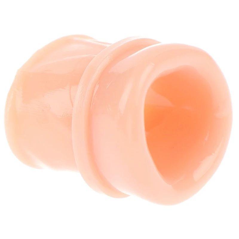 2-in-1 Set Penis Foreskin Resistance Ring Complex Corrector Reusable Penis Sleeve Delay Ejaculation Condom Cock Ring Couple Toys
