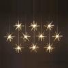 10 Water Drop Chandelier Sea Urchin Chandelier Wedding Christmas Day Props LED Decorative Lights