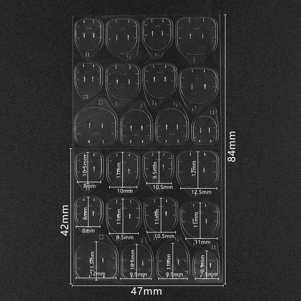 

Upgraded Waterproof Double-Sided Wearable Jelly Nail Glue - Super Sticky Adhesive for Nails