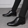 Chaussures en cuir pour hommes Business Décontracté Vêtements formels Chaussures pour jeunes hommes britanniques