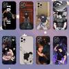 Toji Fushiguro Jujutsu K-Kaisen Phone Case For iPhone 16,15,14,13,12,11,Mini,Pro,SE,MAX White Matte Shockproof Cover